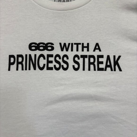 Charli XCX Princess With A Streak Popstar White T-Shirt Size 2X - Picture 2 of 4